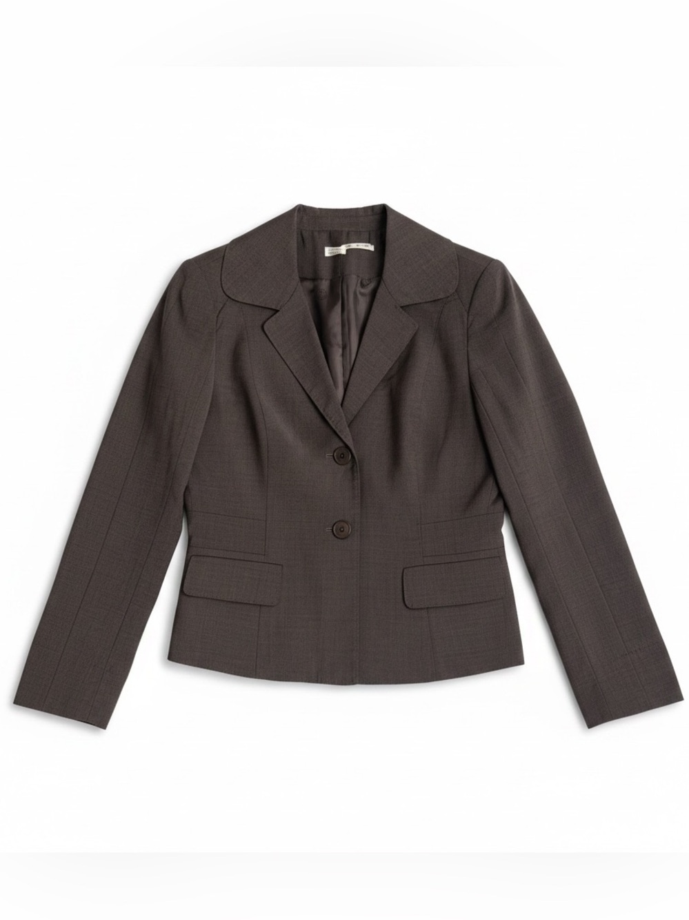 Leon Max Limited Edition Blazer Jacket Sz 2 Brown Max Studio Tailored Two-Button